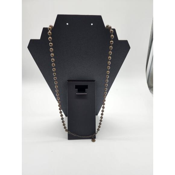 Plunder LuAnna Necklace 34.5"-37" Adjustable Bronze Chain - Picture 2 of 3